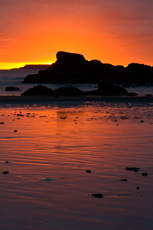 Ruby Beach At Sunset